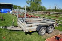 INDESPENSION 8'6" X 5'4" TWIN AXLE FLATBED TRAILER - 7