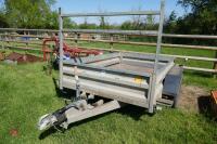 INDESPENSION 8'6" X 5'4" TWIN AXLE FLATBED TRAILER - 8