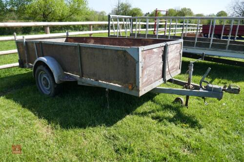 11' X 4'9" SINGLE AXLE FLATBED TRAILER