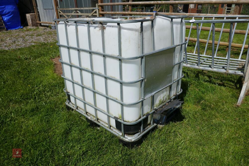 1000 LITRE IBC TANK