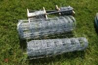 2 PART ROLLS OF STOCK FENCING & 2 PART - 6