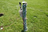 9 PLASTIC ELECTRIC FENCE POSTS