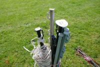 9 PLASTIC ELECTRIC FENCE POSTS - 2