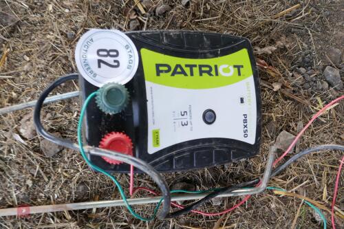 PATRIOT PBX50 ELECTRIC FENCE UNIT
