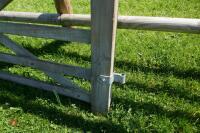 WOODEN 12' FIELD GATE - 4