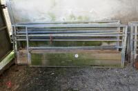 5 METAL FRAMED FEED BARRIERS