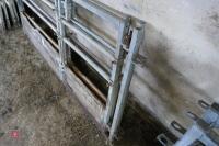 2 6FT 10" METAL FRAMED FEED BARRIERS - 4