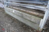 6 6FT 6" METAL FRAMED FEED BARRIERS - 4