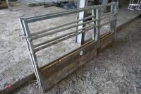 2 6FT 10" METAL FRAMED FEED BARRIERS - 10