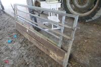 2 METAL FRAMED FEED BARRIERS - 2