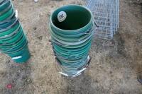 15 GREEN PLASTIC BUCKETS