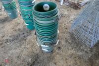 15 GREEN PLASTIC BUCKETS - 3