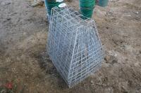 5 GALVANISED HAY RACKS - 4