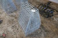 5 GALVANISED HAY RACKS - 5