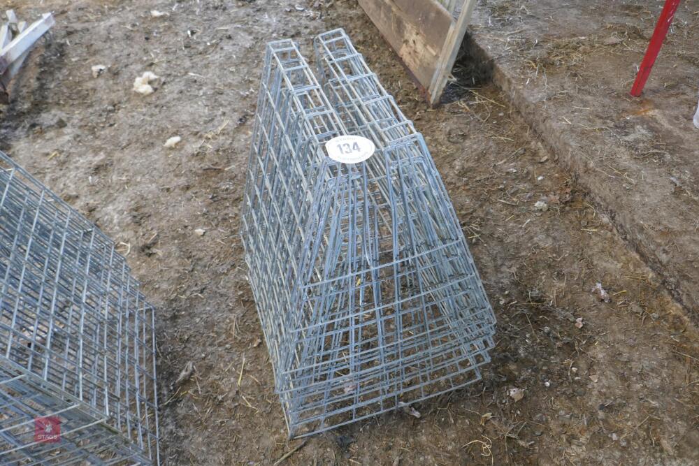 5 GALVANISED HAY RACKS