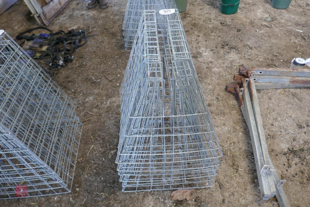 6 GALVANISED HAY RACKS