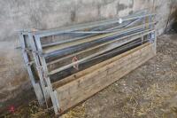 4 8FT 2" METAL FRAMED FEED BARRIERS - 7