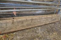 4 8FT 2" METAL FRAMED FEED BARRIERS - 9