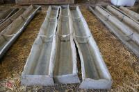 3 9FT GALVANISED FEED TROUGHS - 4