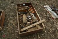 BOX OF WOODWORKING TOOLS - 3