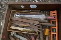 BOX OF WOODWORKING TOOLS - 6
