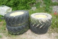 4 JD WHEELS AND TYRES - 4