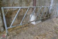 15FT GALV FEED BARRIER