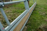 14FT 6" GALVANISED FEED BARRIER - 4