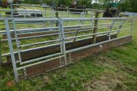 15FT GALVANISED FEED BARRIER - 6