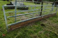 15FT GALVANISED FEED BARRIER - 4