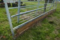 15FT GALVANISED FEED BARRIER - 6