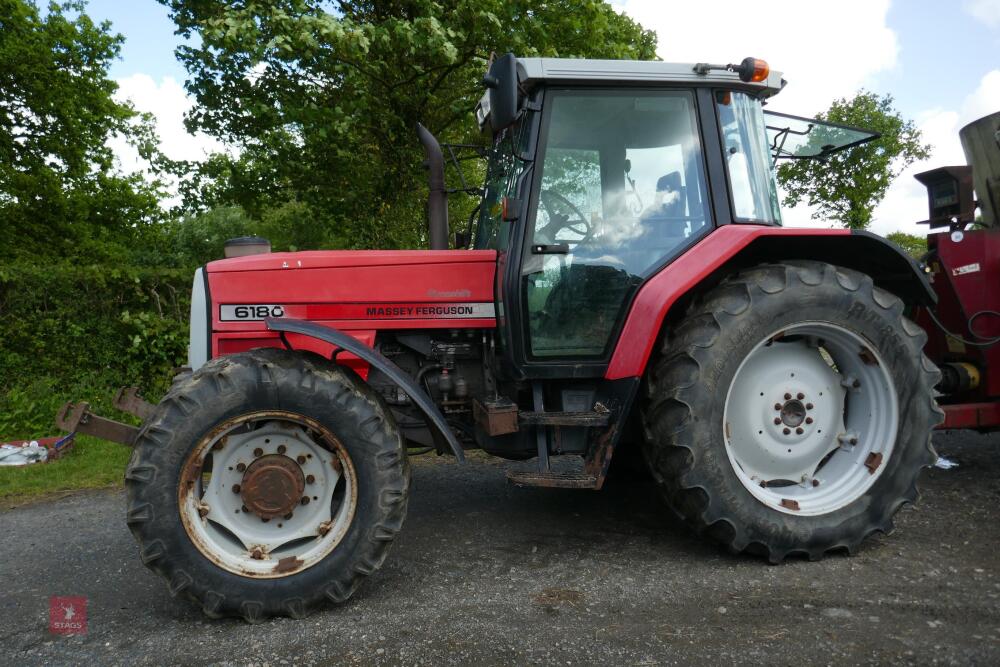 1996 MASSEY FERGUSON 6180 DYNASHIFT 4WD TRACTOR