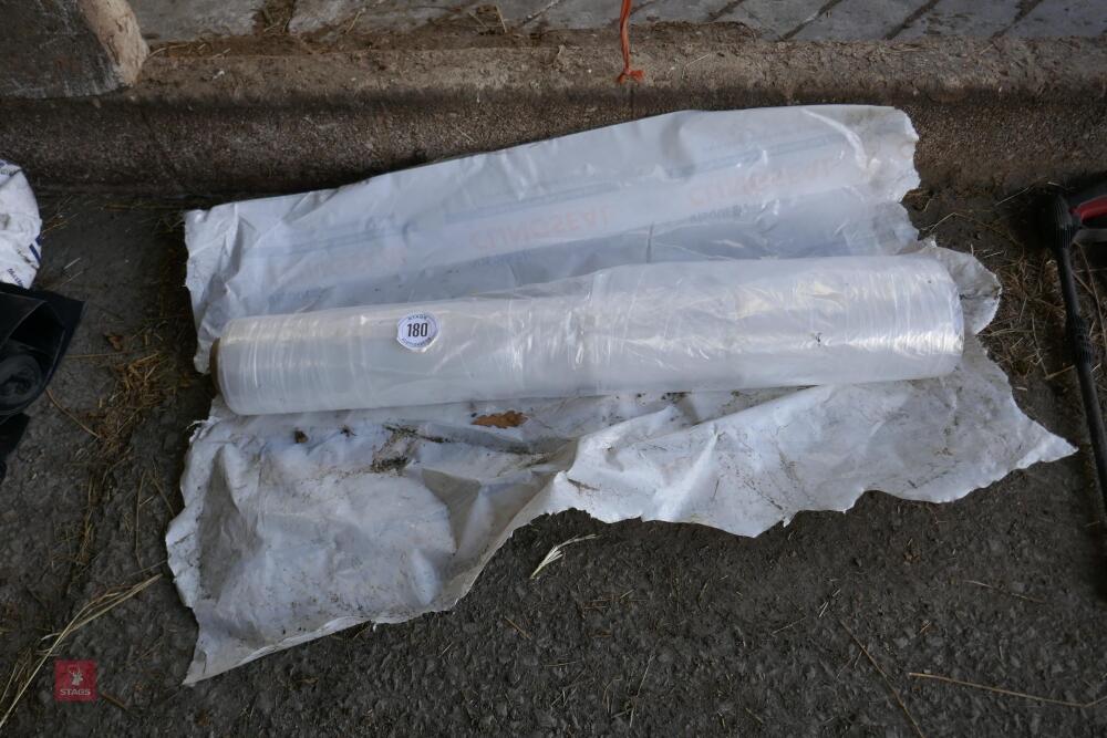 PART ROLL VISQUEEN CLEAR PLASTIC SHEET