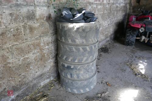 4 SKID STEER TYRES