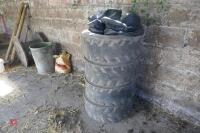 4 SKID STEER TYRES - 2