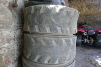 4 SKID STEER TYRES - 3