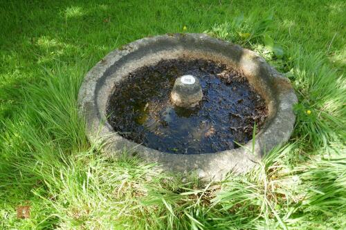 CIRCULAR GRANITE TROUGH