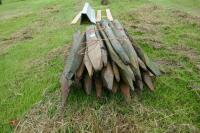 APPROX 20 WOODEN STAKES - 4