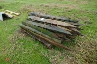 APPROX 20 WOODEN STAKES - 5