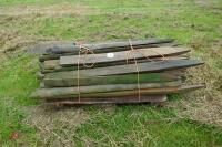 APPROX 20 WOODEN STAKES - 6