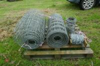 STOCK NETTING & BARBED WIRE