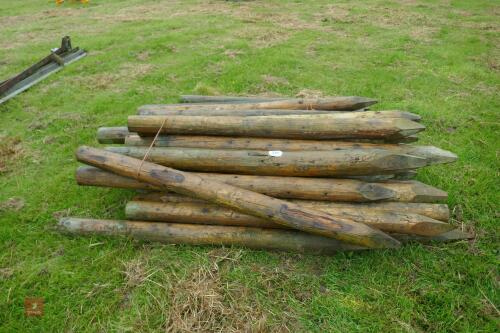 APPROX 40 5FT 6" FENCING STAKES