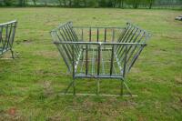 GALVANISED SHEEP CRADLE FEEDER