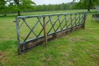 2 15FT CATTLE FEED BARRIERS - 5