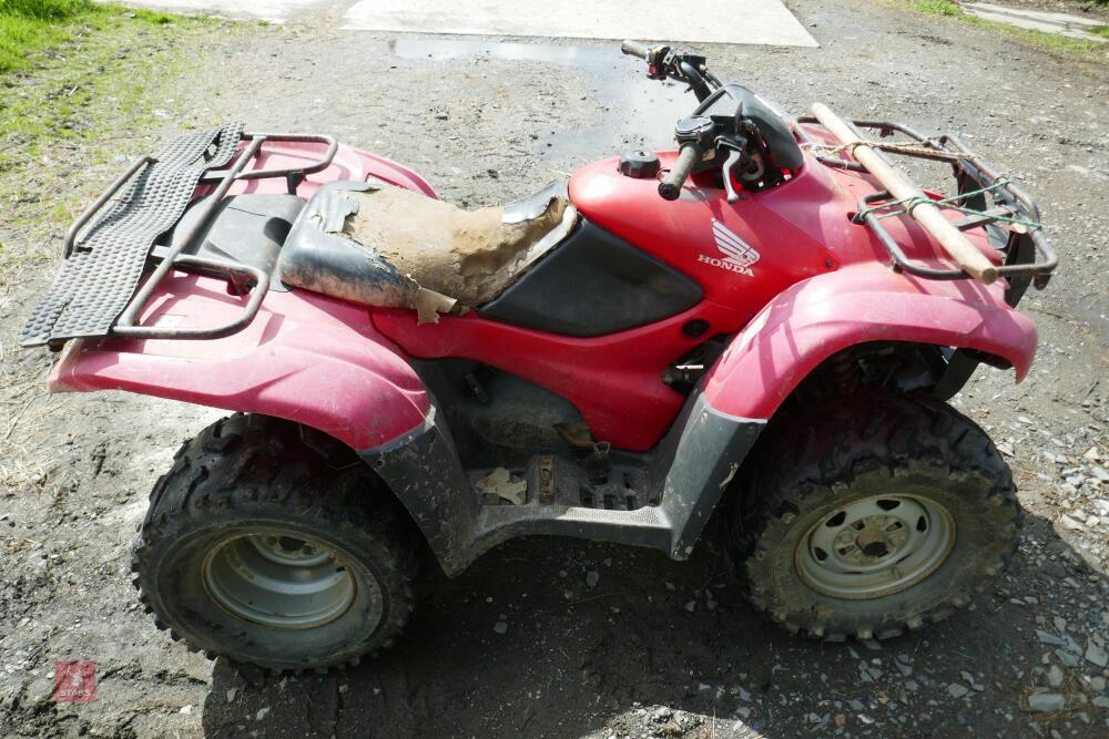 2009 HONDA FOURTRAX 420CC 4WD ATV