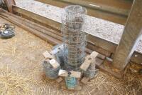 PART ROLLS OF BARBED WIRE & STOCK NETTING - 2