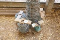 PART ROLLS OF BARBED WIRE & STOCK NETTING - 3