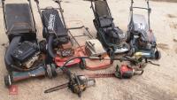 JOB LOT OF GARDEN MACHINERY (S/R)