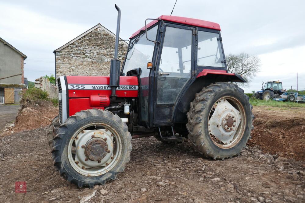 1987 MASSEY FERGUSON 355 4WD TRACTOR