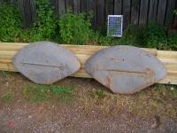 PAIR OF ORIGINAL FERGIE MUD GUARDS (S/R)